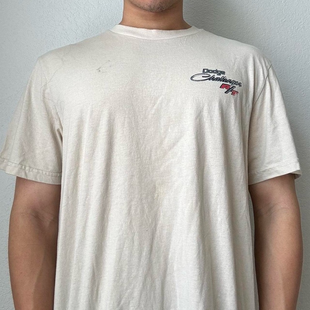 Challenger R/T Racing AOP Graphics Cream Tee Shirt - Picture 2 of 6